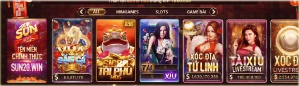Giao diện nhà cái sunwin